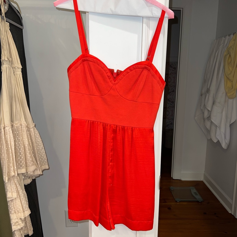Red BCBG Romper